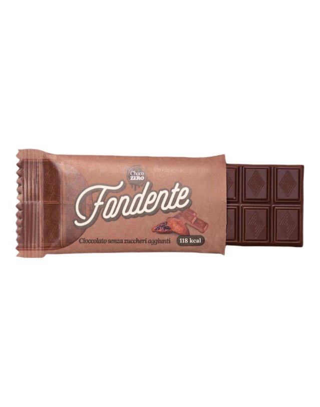 Cioccolato Fondente 25g Zero Zuccheri Senza Glutine