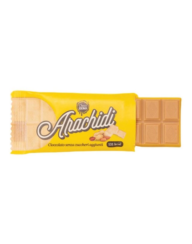 Tavoletta Cioccolato Arachidi 25g - Senza Zuccheri Aggiunti Tavoletta Cioccolato Arachidi 25g - Senza Zuccheri Aggiunti