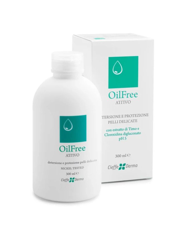 OilFree Attivo 300ml – Detergente Delicato Pelle Sensibile e Irritata OilFree Attivo 300ml – Detergente Delicato Pelle Sensibile e Irritata