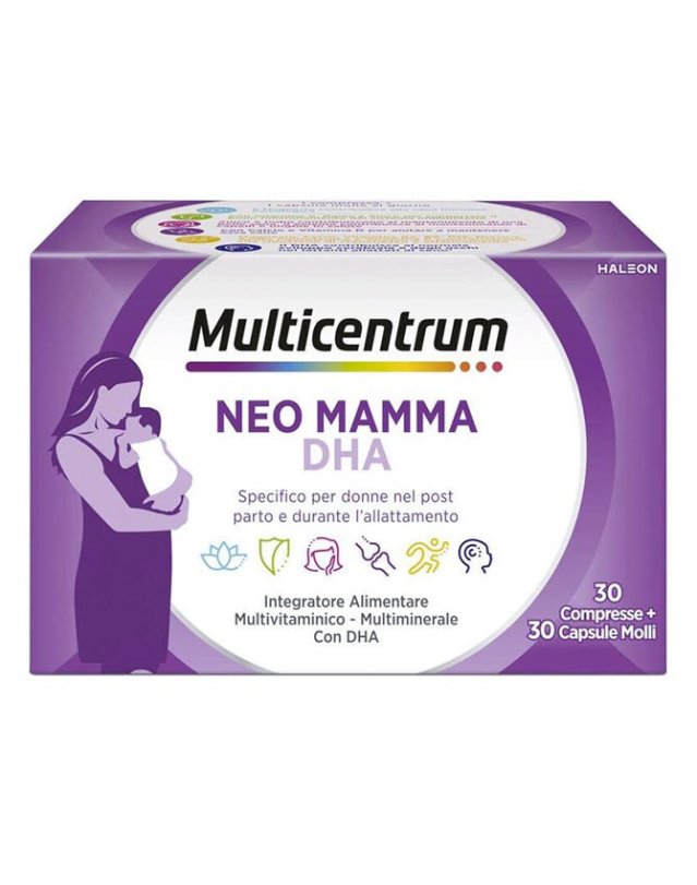 Neo Mamma DHA 30+30 Integratore Multivitaminico Post Parto