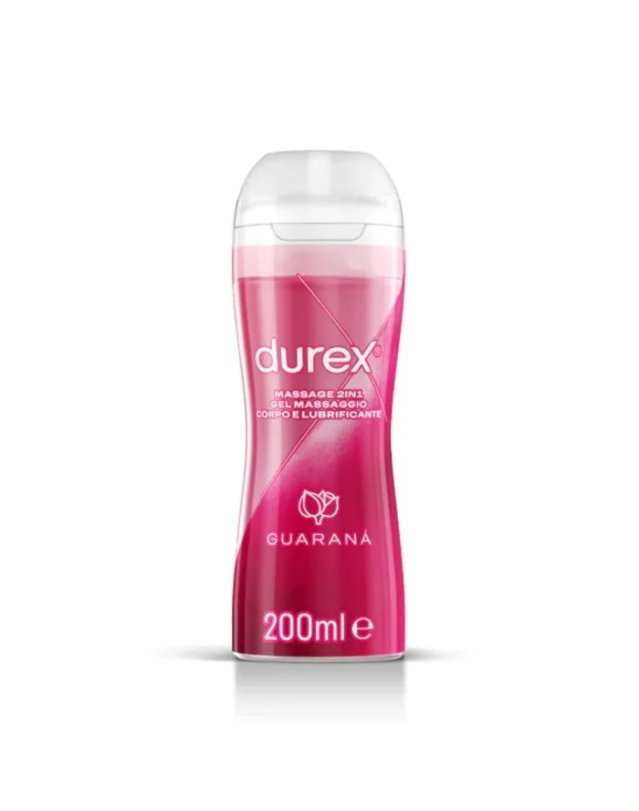 Durex Massage 2in1 Guaranà 200ml - Gel Massaggio Corpo e Lubrificante Durex Massage 2in1 Guaranà 200ml - Gel Massaggio Corpo e Lubrificante