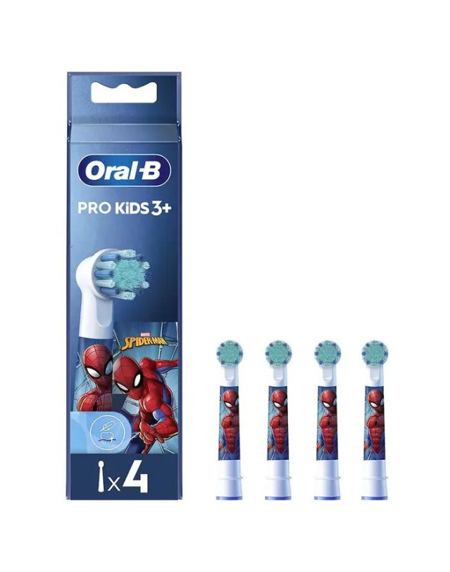 Oral-B Testine Spiderman 4 pz - Per Bambini e Igiene Orale