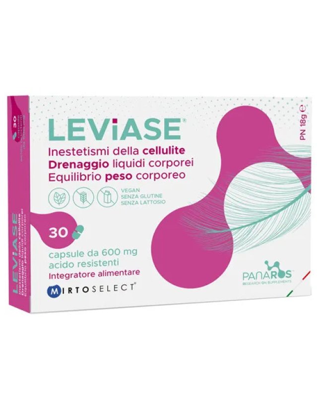 LEViASE 30 capsule - Funzionalità Microcircolo e Drenaggio LEViASE 30 capsule - Funzionalità Microcircolo e Drenaggio