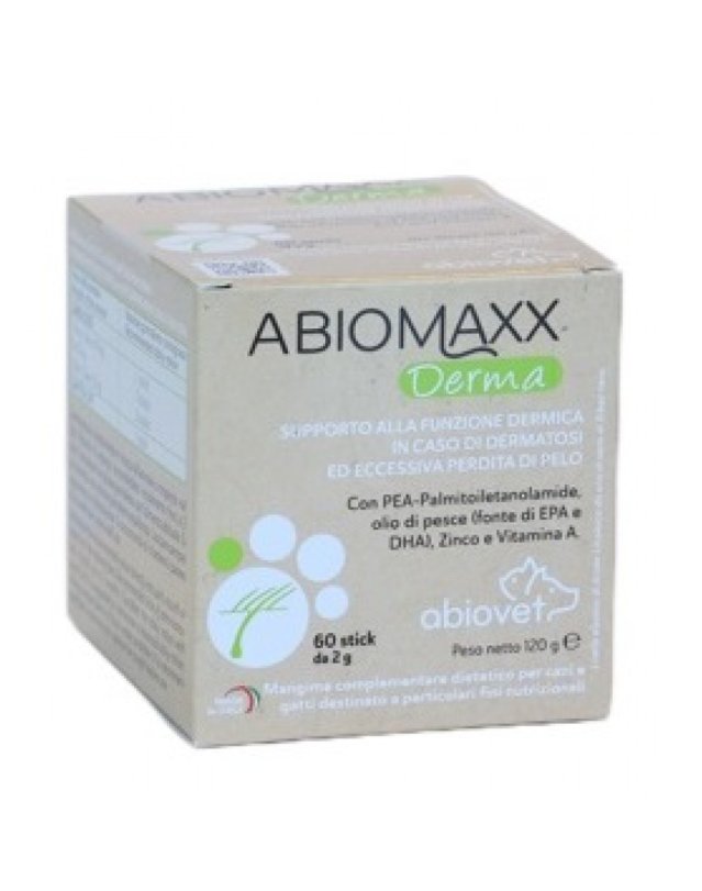 Abiomaxx Derma 30 Stick - Supporto Funzione Dermica Cani e Gatti Abiomaxx Derma 30 Stick - Supporto Funzione Dermica Cani e Gatti