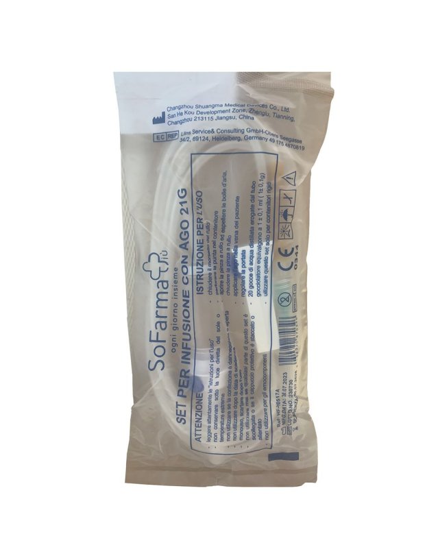 Deflussore con Ago G21 Monouso – Infusione Endovenosa Sterile Deflussore con Ago G21 Monouso – Infusione Endovenosa Sterile