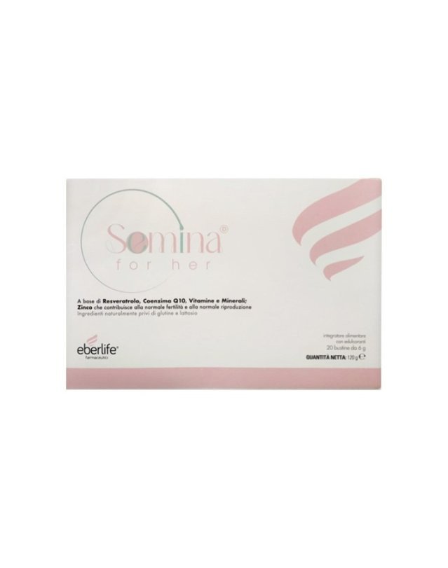 Eberlife Farmaceutici Semina For Her Integratore Fertilità 20 Bustine