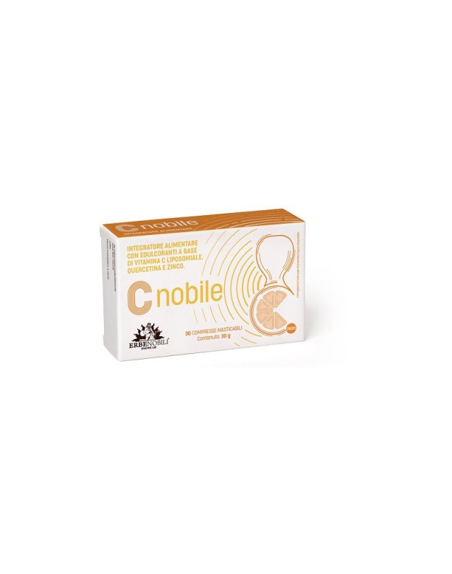 C Nobile 30 Compresse Masticabili - Difese Immunitarie e Antiossidante C Nobile 30 Compresse Masticabili - Difese Immunitarie e Antiossidante