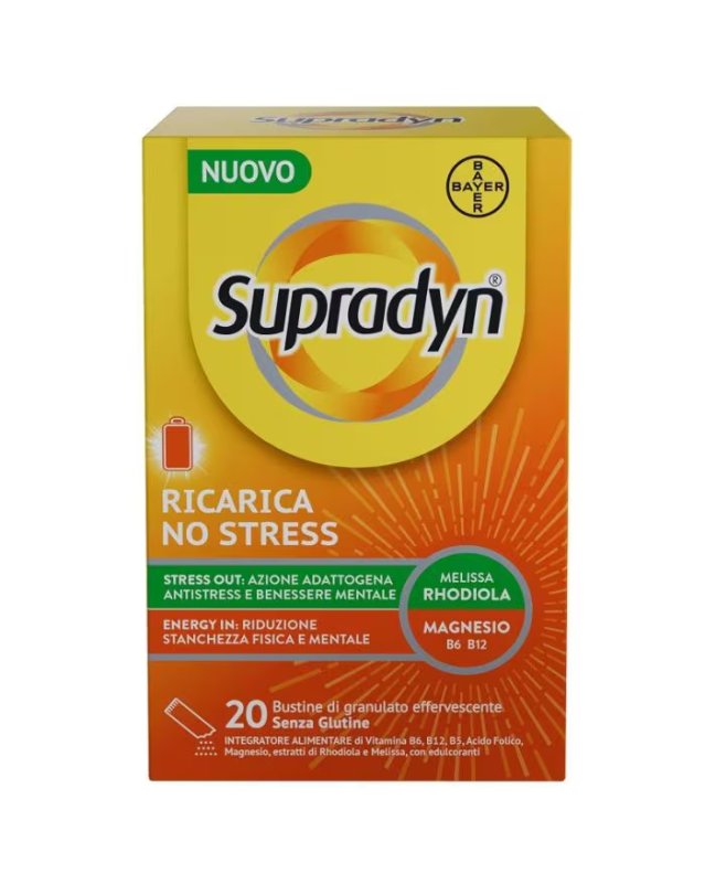 Ricarica No Stress 20 Bustine - Energia Mentale e Fisica