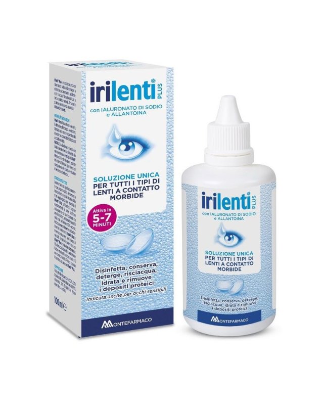 Irilenti Plus Soluzione Lenti Morbide 100ml - Idratazione e Disinfezione