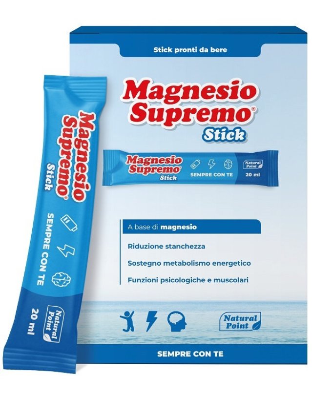 Magnesio Supremo 20 Stick &ndash; Energia e Funzione Muscolare