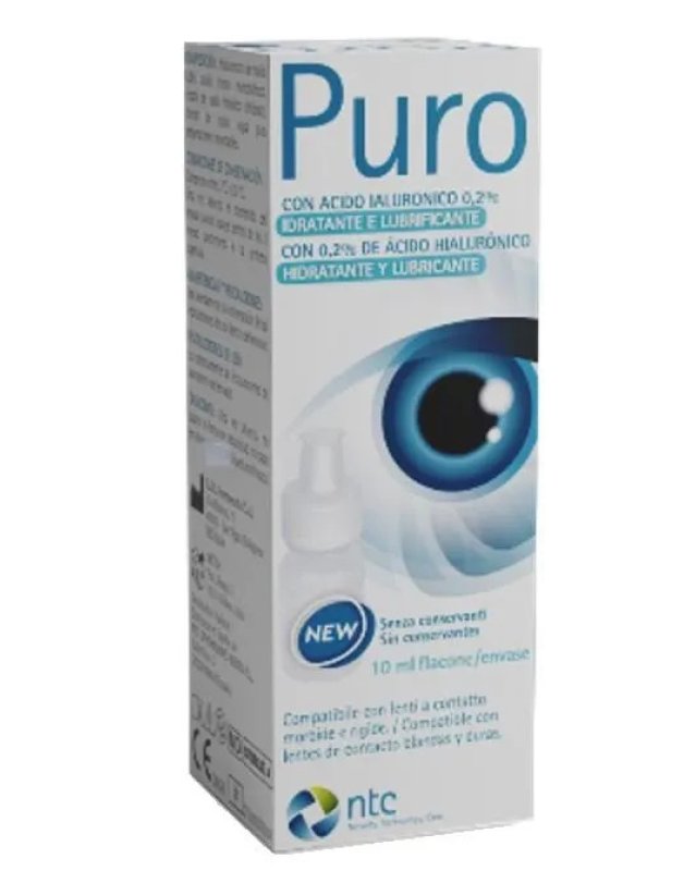 Gocce Oculari 10ml Acido Ialuronico - Idratante e Lubrificante Gocce Oculari 10ml Acido Ialuronico - Idratante e Lubrificante