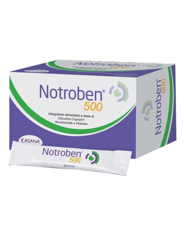 Orsana Italia Notroben 500 Integratore Orosolubile per Funzioni Cognitive 20 Stick