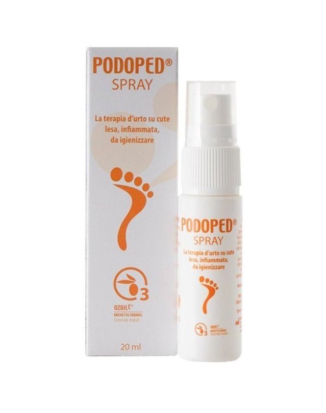 Podoped Spray 20ml - Terapia d'Urto per Infezioni Cutanee Podoped Spray 20ml - Terapia d'Urto per Infezioni Cutanee