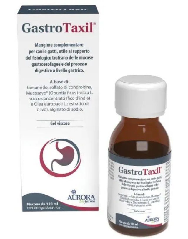 Aurora Biofarma Gastrotaxil Mangime Complementare Cani e Gatti 120ml Supporto Digestivo