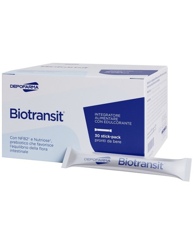 Depofarma Biotransit Integratore per Flora Intestinale 30 Stick