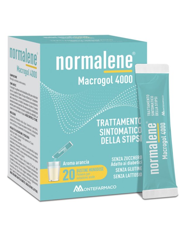 Normalene Macrogol 20 Bustine - Stipsi e Regolarit&agrave; Intestinale
