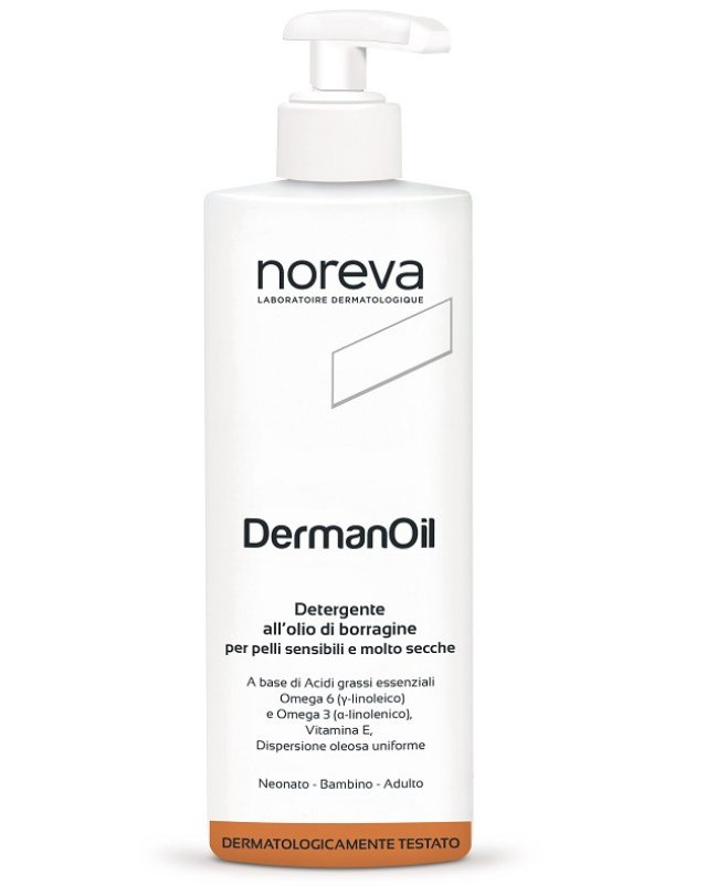 Dermanoil 400 ml, Olio Detergente per Pelli Sensibili e Secche Dermanoil 400 ml, Olio Detergente per Pelli Sensibili e Secche