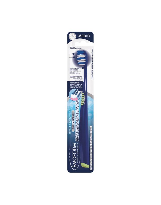 Spazzolino Protezione Intensiva 1 pz – Denti e Gengive Setole Medie Spazzolino Protezione Intensiva 1 pz – Denti e Gengive Setole Medie