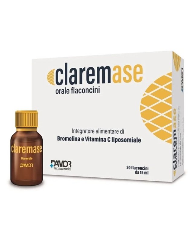 Claremase Orale 20 flaconcini - Drenaggio dei Liquidi e Microcircolo Claremase Orale 20 flaconcini - Drenaggio dei Liquidi e Microcircolo
