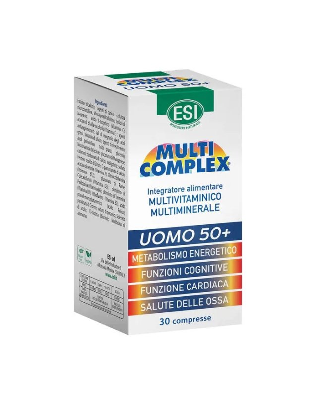 Multivitaminico Multiminerale Uomo 50+ ESI - 30 Compresse