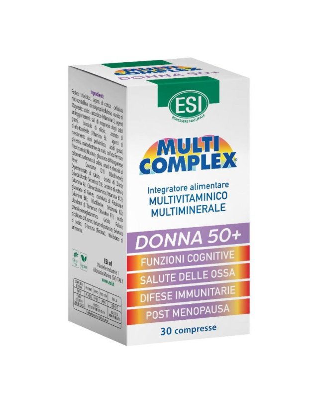 Multicomplex Donna 50+ ESI 30 Cpr - Multivitaminico e Multiminerale
