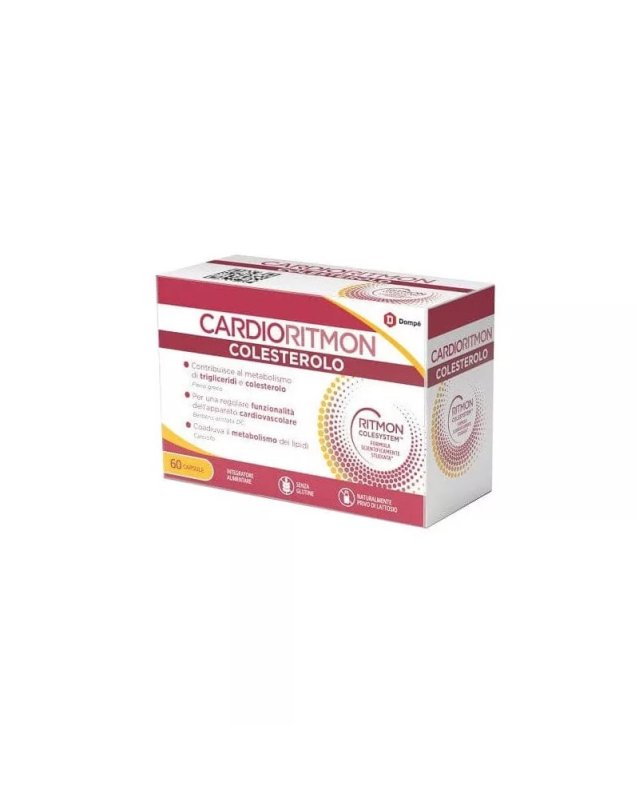 Cardioritmon Colesterolo Integratore Alimentare 60 Capsule per Colesterolo