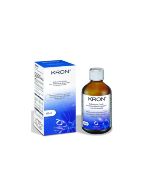 Kron Soluzione Orale Glaucoma 300ml - Parafarmaco Citicolina e Nicotinamide