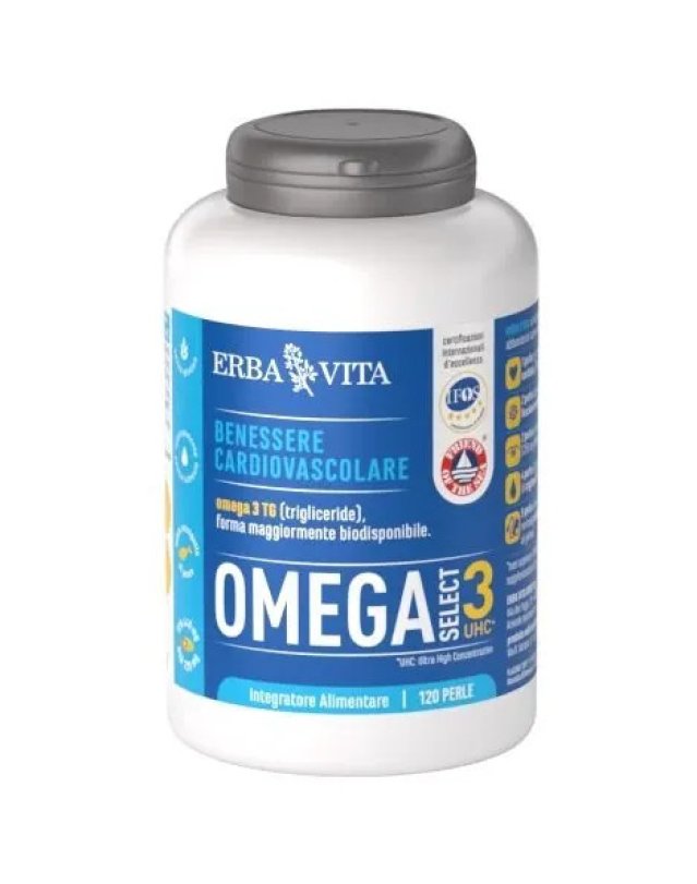 Omega 3 Erba Vita 120 perle - Funzione Cardiocircolatoria Omega 3 Erba Vita 120 perle - Funzione Cardiocircolatoria