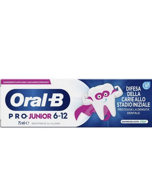Dentifricio Junior 75ml - Protezione Carie Bambini 6-12 Anni
