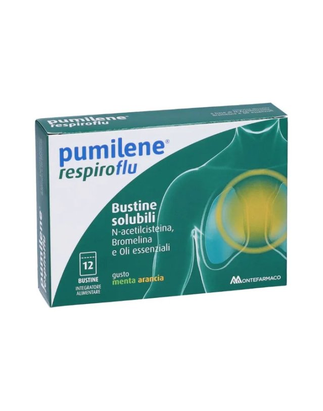 RespiroFlu 12 Bustine &ndash; Vie Respiratorie Senza Zuccheri
