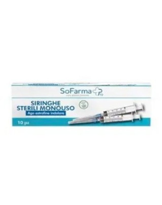 Siringhe Sterili Monouso 10ml con Ago 21G – 10 Pezzi Siringhe Sterili Monouso 10ml con Ago 21G – 10 Pezzi