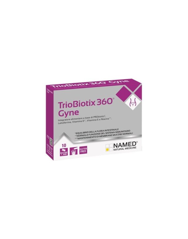TrioBiotix 360 Gyne 10 Bustine - Flora Intimale e Benessere TrioBiotix 360 Gyne 10 Bustine - Flora Intimale e Benessere