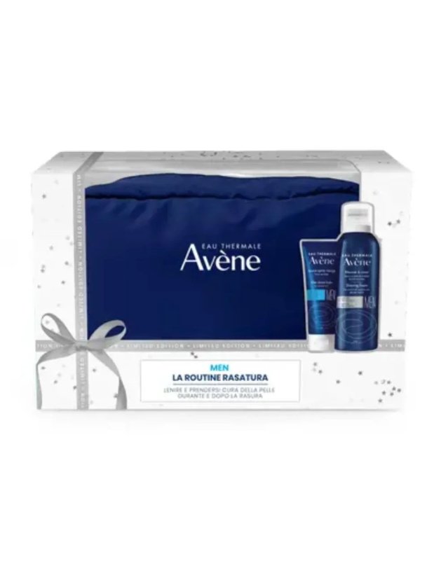 Cofanetto Uomo Avene Natale - Schiuma e Balsamo Dopobarba Cofanetto Uomo Avene Natale - Schiuma e Balsamo Dopobarba