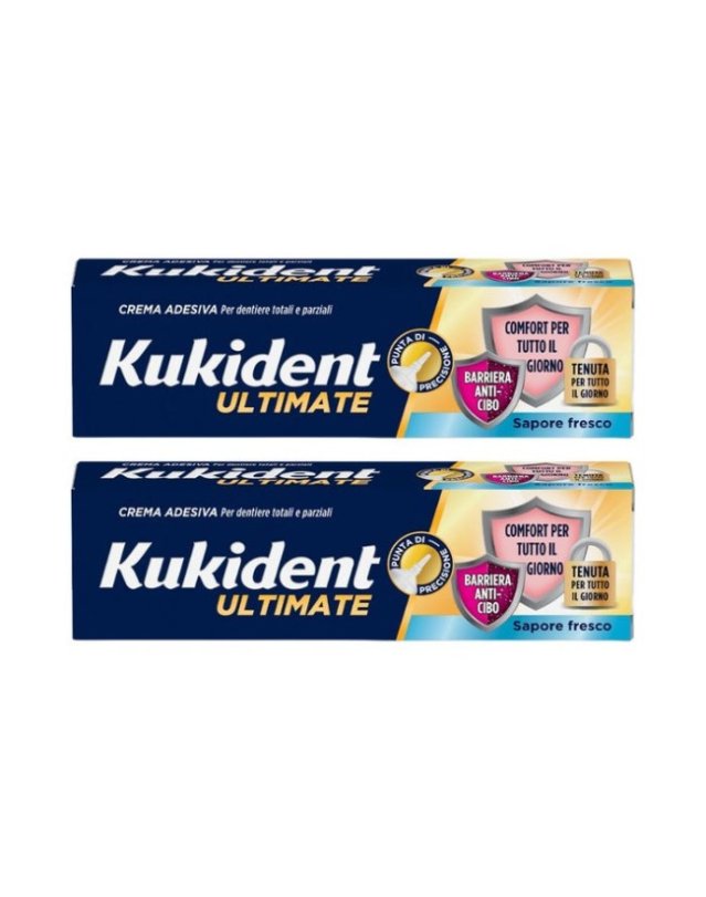 Kukident Ultimate Fresco 57 g – Adesivo per Protessi Dentarie per una Tenuta Sicura Kukident Ultimate Fresco 57 g – Adesivo per Protessi Dentarie per una Tenuta Sicura