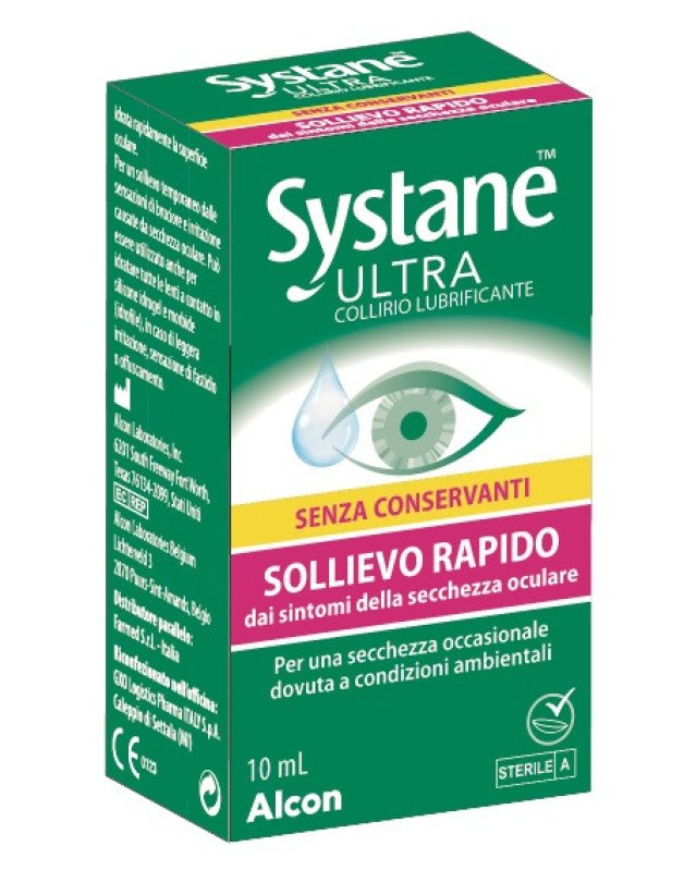 Collirio Lubrificante 10ml Sollievo Secchezza Oculare Collirio Lubrificante 10ml Sollievo Secchezza Oculare