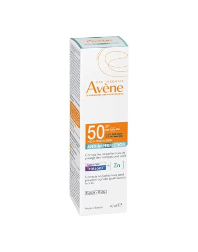 Fluido Solare Anti-Imperfezioni SPF50 40ml &ndash; Pelle Grassa e Acneica