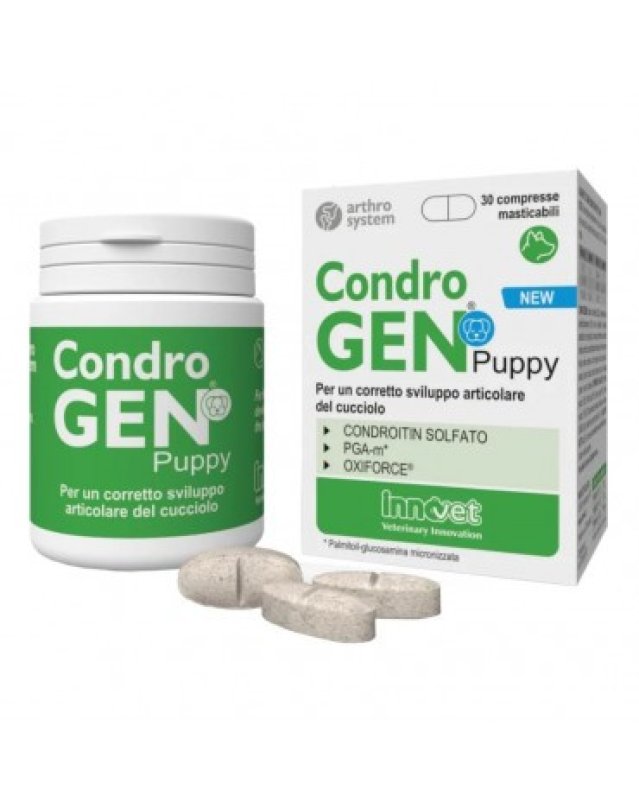 Condrogen Puppy 30 compresse - Sviluppo Articolare del Cucciolo Condrogen Puppy 30 compresse - Sviluppo Articolare del Cucciolo
