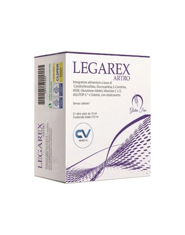 Legarex Artro 21 Stick Pack - Benessere Articolazioni e Ossa Legarex Artro 21 Stick Pack - Benessere Articolazioni e Ossa