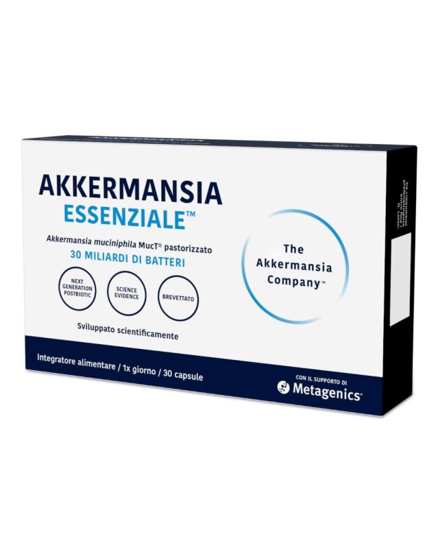 Metagenics Akkermansia Essenziale 30 Capsule Metagenics Akkermansia Essenziale 30 Capsule