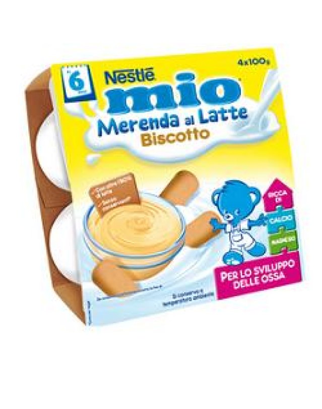 MIO Mer.Latte Biscotto 4x100g