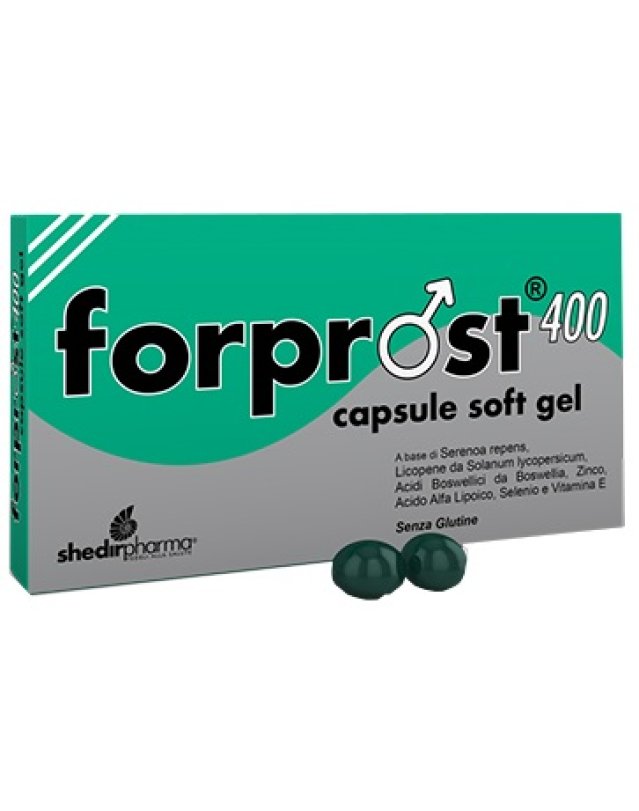 FORPROST 400 - Integratore per il benessere della prostata 15 Capsule molli