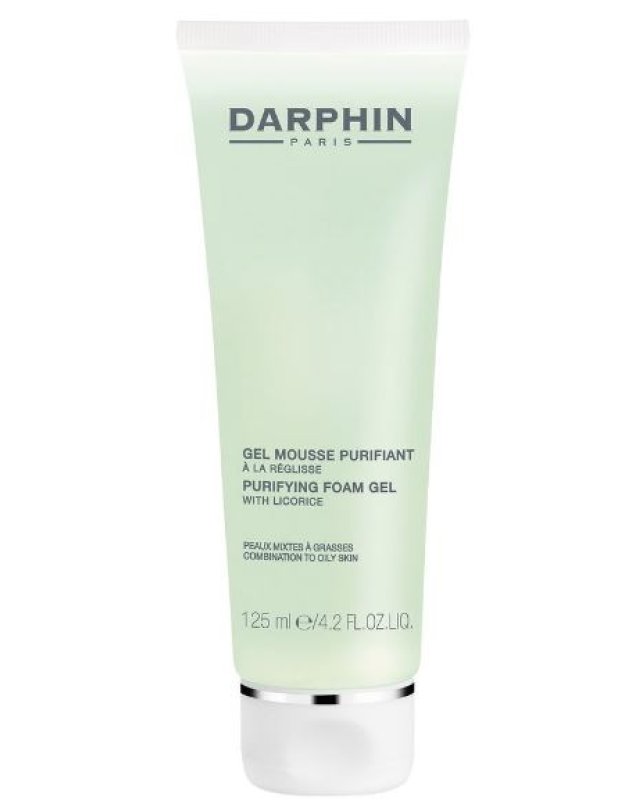 Darphin Purifying Foam Gel Licorice 125 ml- Detergente viso Con Liquirizia per  Pelle Mista e Grassa