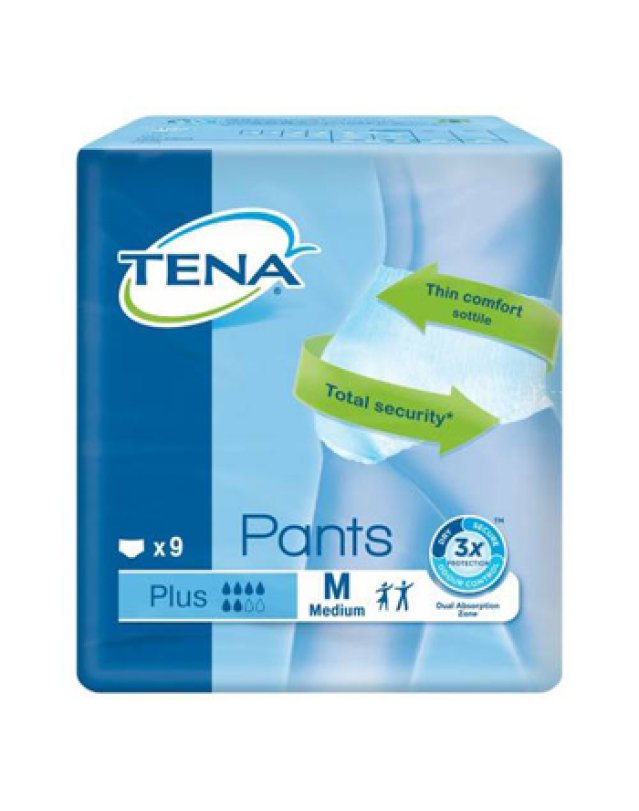 TENA PANTS PLUS PANN M 9PZ<