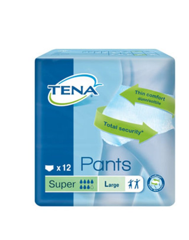 TENA PANTS SUPER L NEW 12PZ 3632