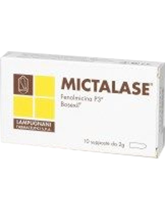 Mictalase Supposte 10 Pezzi- dispositivo medico per il benessere della prostata