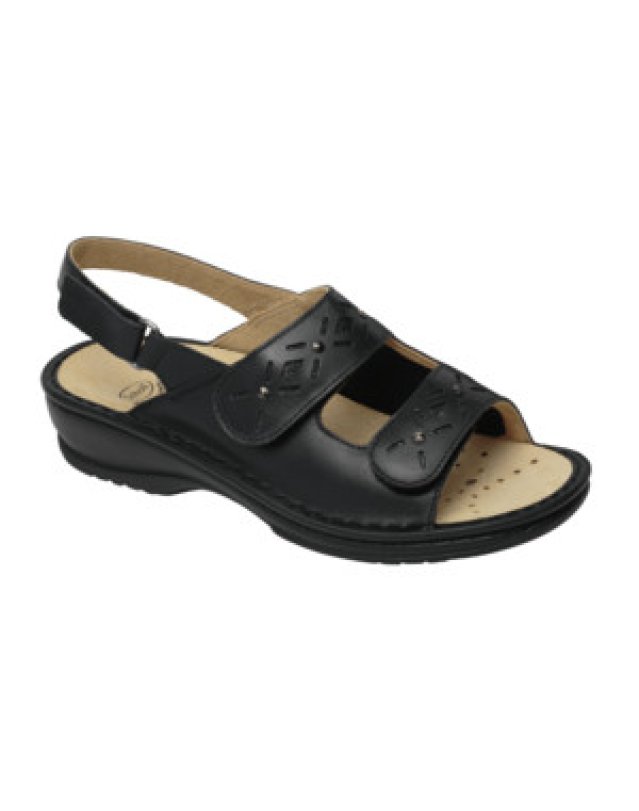 JOLINE SANDAL+ELAST W BLACK 41