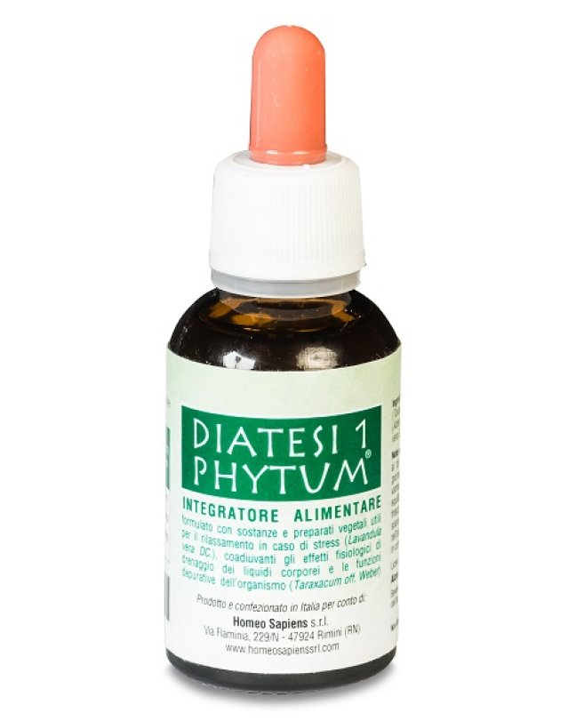 DIATESI 1 PHYTUM GTT 30ML HOMEO