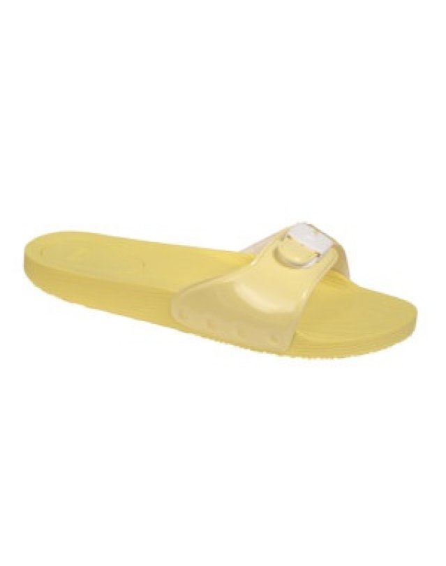 SCHOLL POP SYNPAT W YELLOW 36