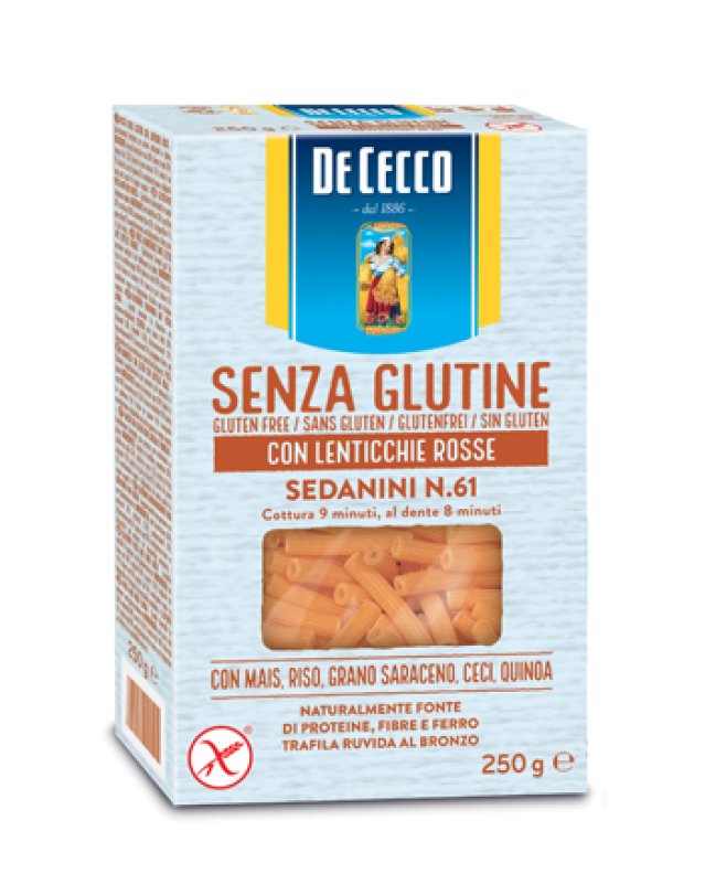 DE CECCO Sedanini/Lent.250g