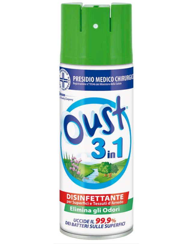 Oust 3 In 1 Disinfettante Per Superfici E Tessuti D\'Arredo 400 Ml